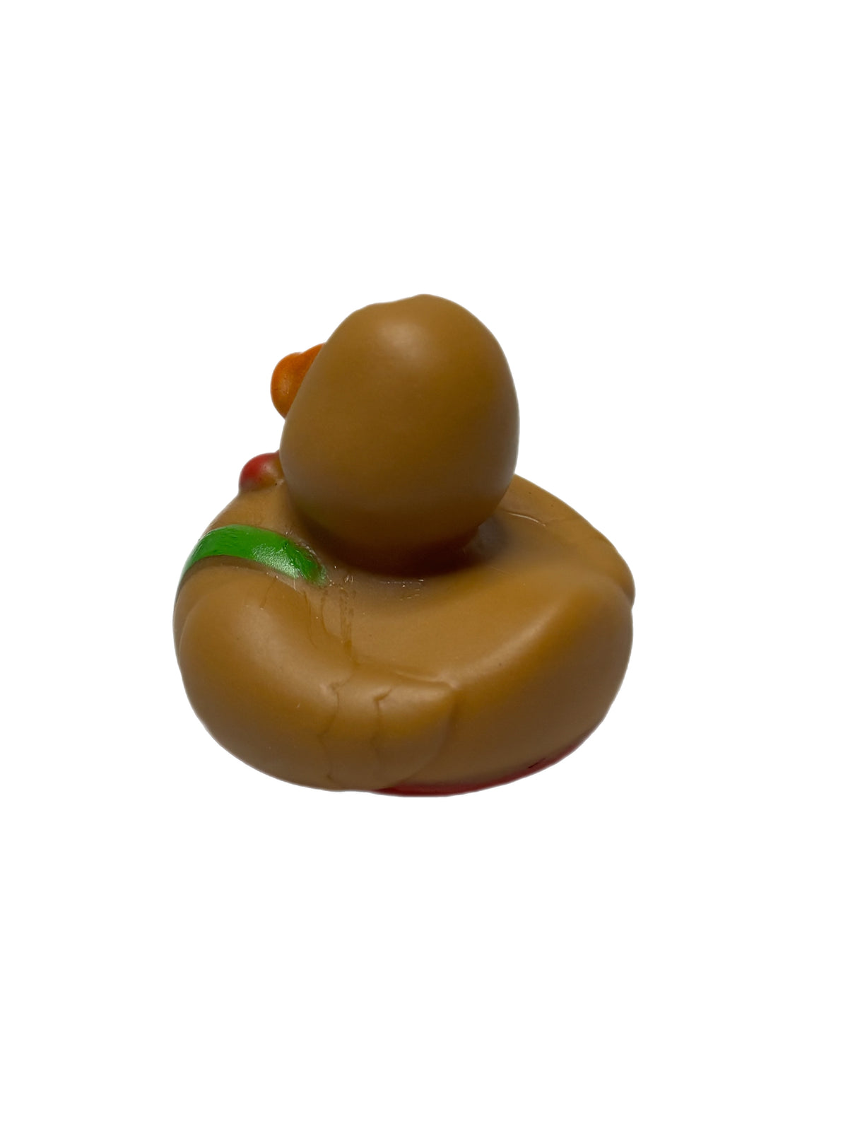 Gingerbread Cookie Duck - Green Suspenders