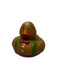 Gingerbread Cookie Duck - Green Suspenders