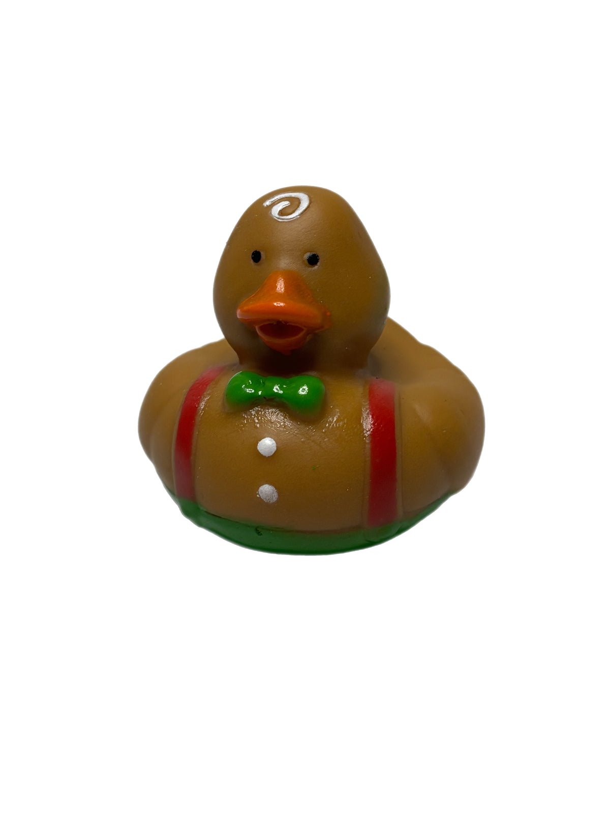 Gingerbread Cookie Duck - Red Suspenders