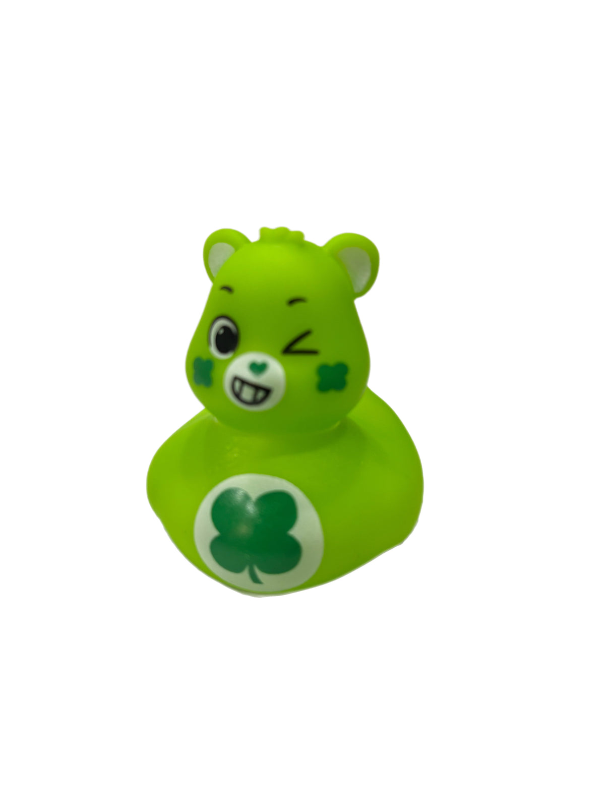 Green Care Bear Duck - Good Luck