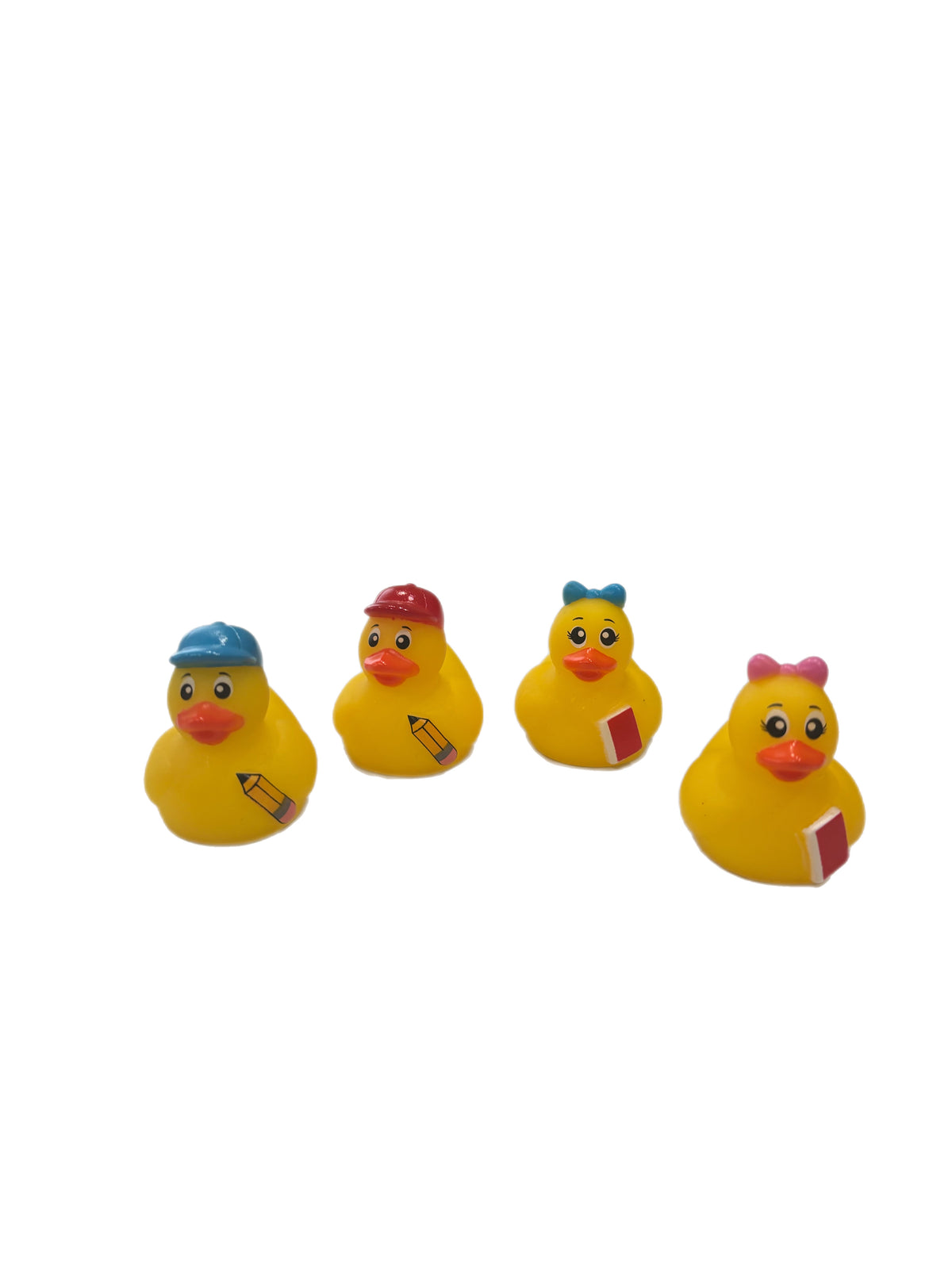 Student Rubber Ducks - Set of 4 small Rubber Ducks